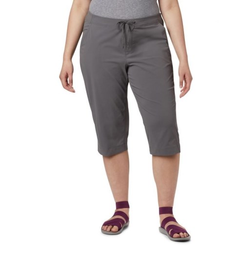 Pantaloni Sport Columbia Anytime Outdoor Capris Dama Gri | Plus Size GR7Z81MQA